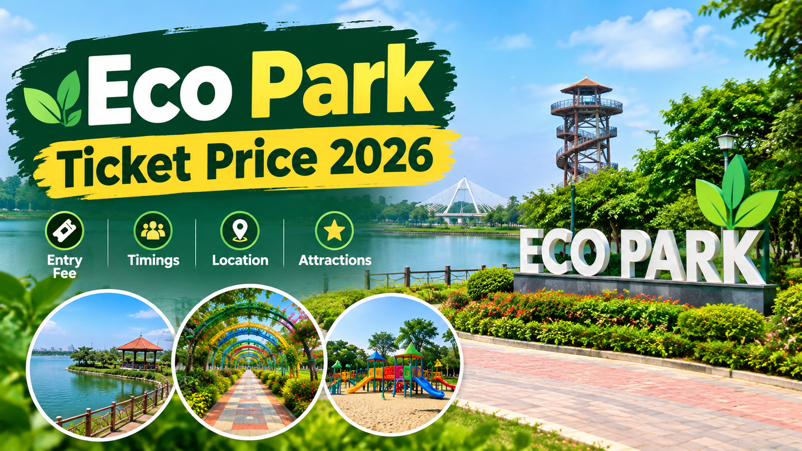 Eco Park Ticket Price 2026: Entry Fees, Timings, Activities and Travel Guide