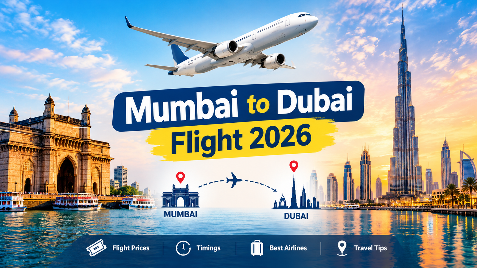 Mumbai to Dubai Flight 2026: Ticket Prices, Airlines, Timings and Booking Guide