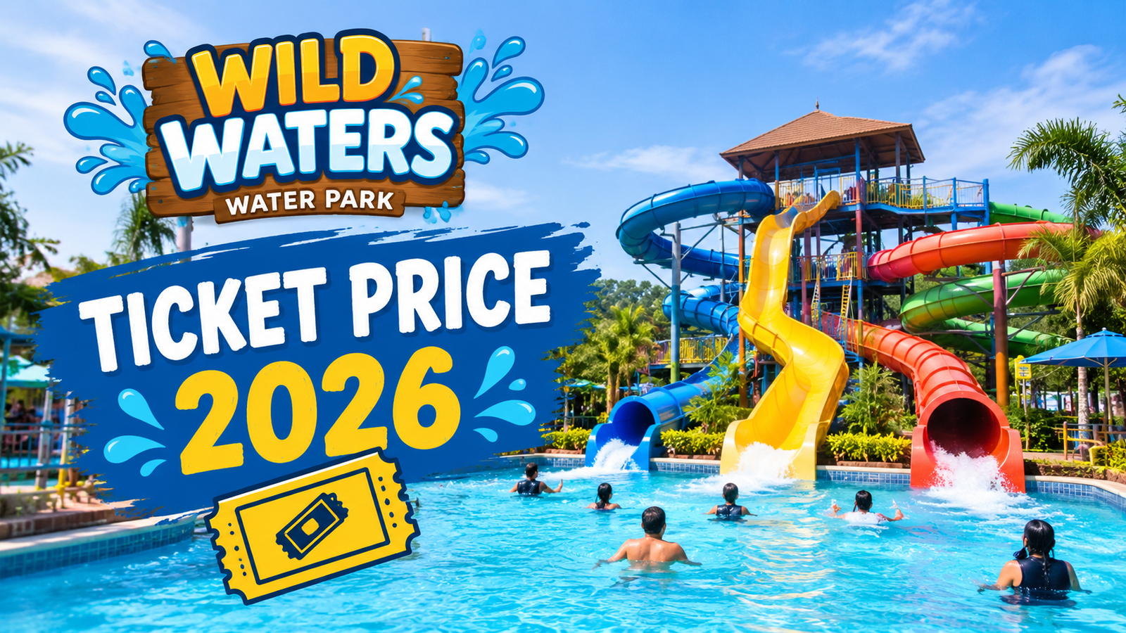Wild Waters Ticket Price 2026: Tickets, Rides, Timings and Booking Guide