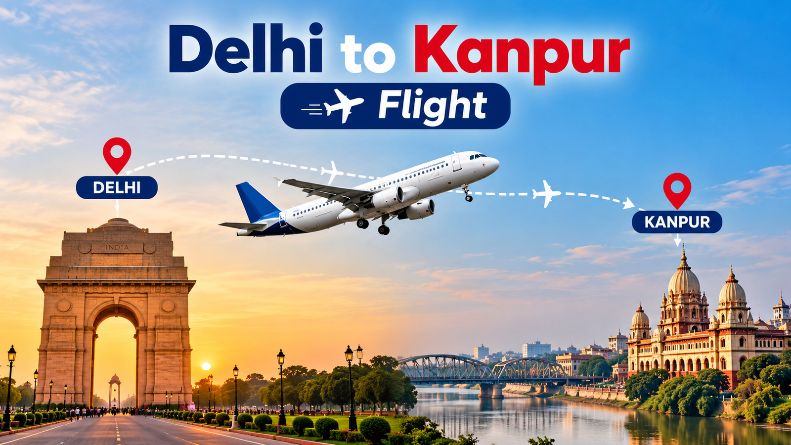 Delhi to Kanpur Flight: Ticket Price, Distance, Flight Time, Airlines & Travel Guide
