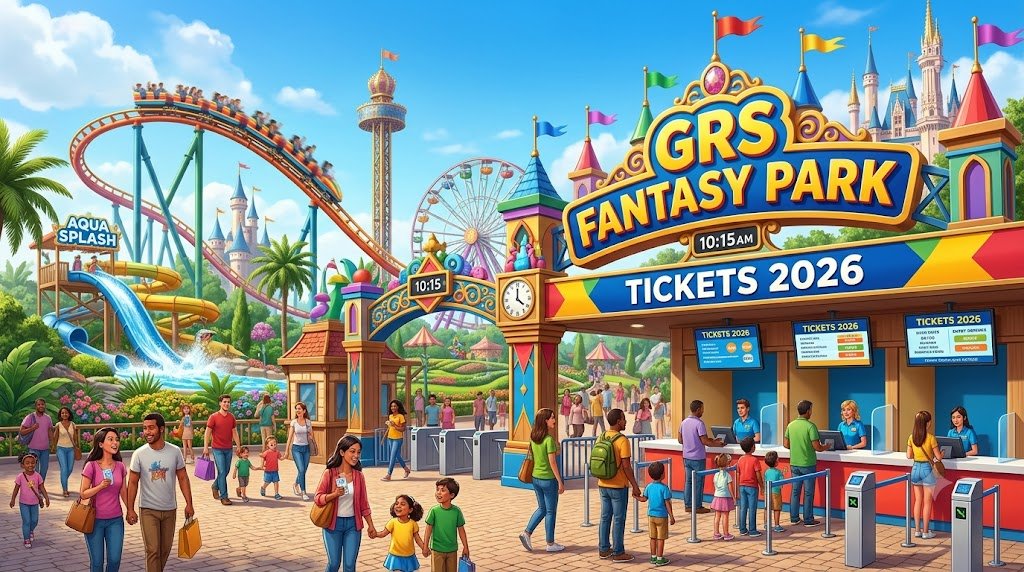 GRS Fantasy Park Ticket Price: Timings, Rides, Offers and Best Time To Visit