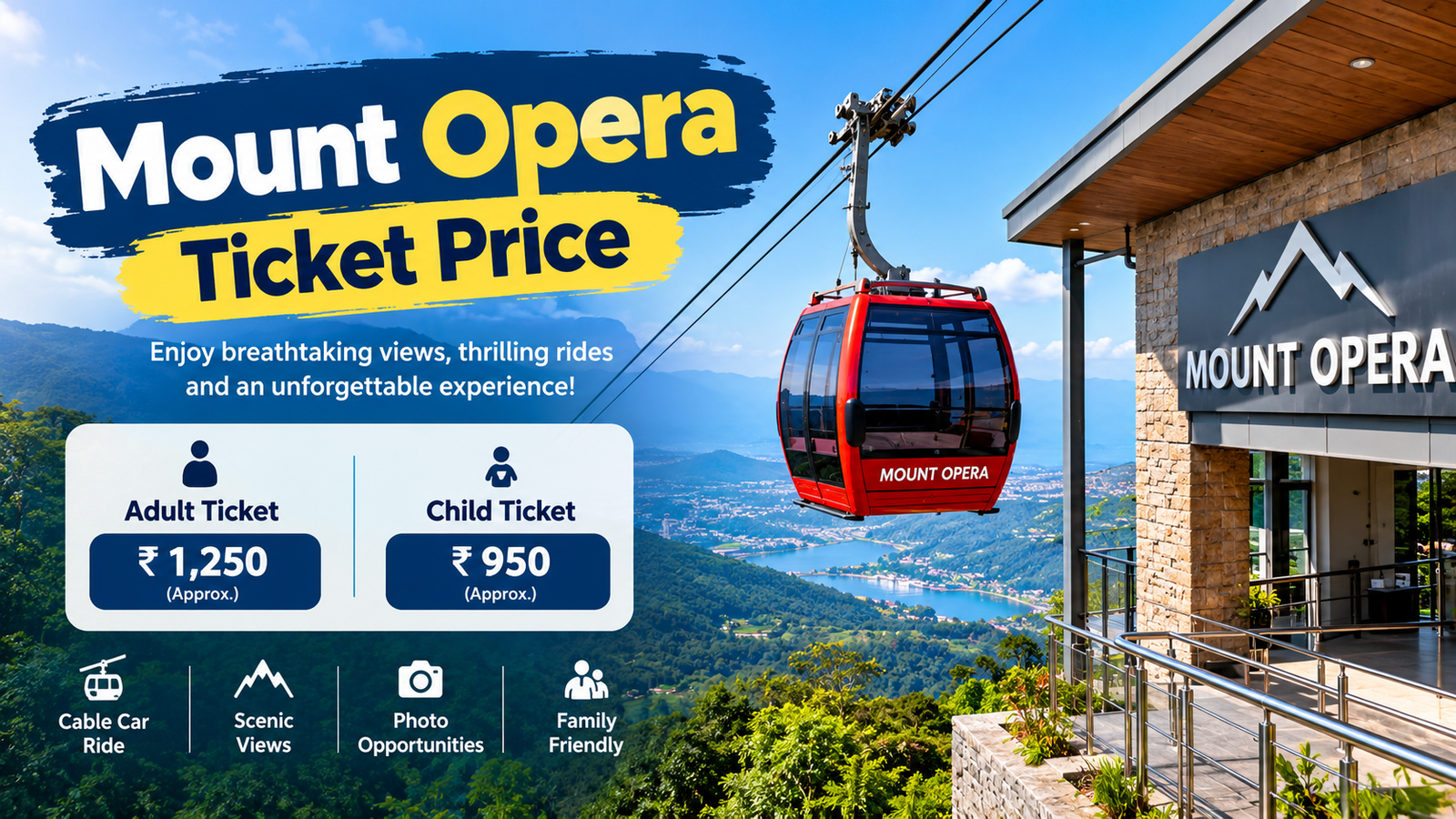 Mount Opera Ticket Price: Entry Fee, Timings, Rides and Visitor Guide