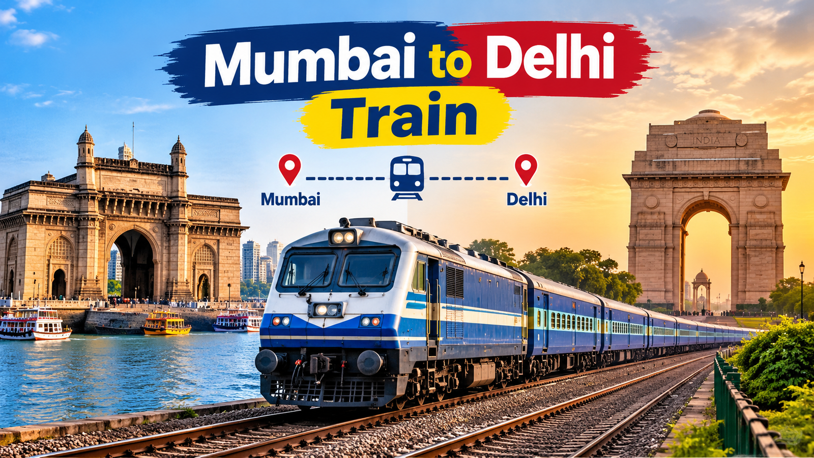 Mumbai to Delhi Train: Route, Ticket Price, Timings and Booking Guide